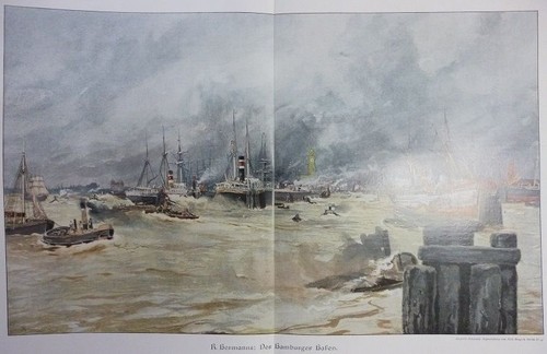 Orig kunstdruck hamburg - -,