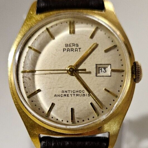 Vintage herrenuhr berg parat - vintage,