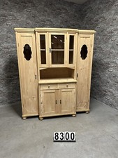 nr.8300 Antik Weichholz | Vitrine | Glasschrank | Küchenschrank