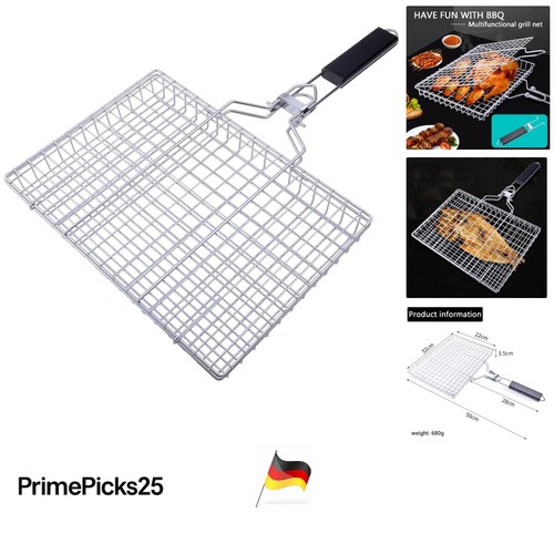Grillkorb edelstahl mit - grillkorb,