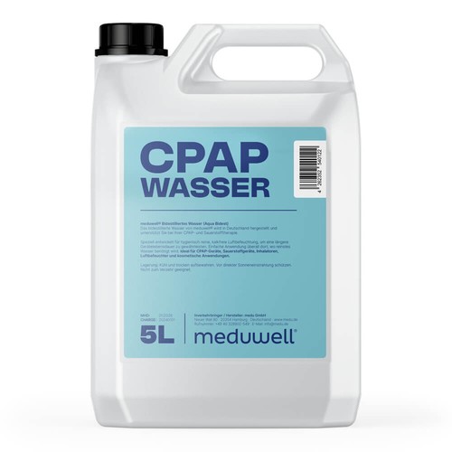 Meduwell cpap wasser - 5l,