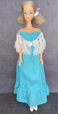 Barbie Quick Curl Deluxe Vintage Mattel 70er, Kleid & Zubehör
