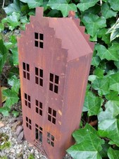 Edelrost Windlicht Haus Husio