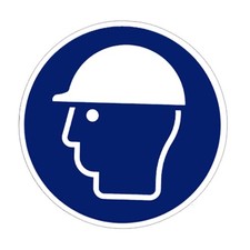 Gebotszeichen kopfschutz - gebotszeichen,