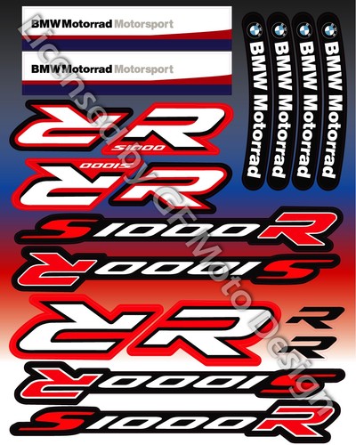 Bmw s1000r motorrad - motorrad, aufkleber