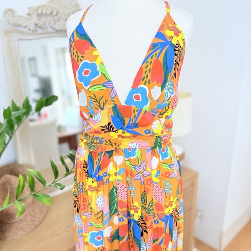 Maxikleid neu mit - , etikett