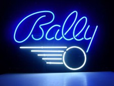 Flipper Bally Neon Sign
