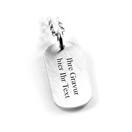 Anhänger gravur dogtag - gravur,