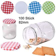 100 Stück Twist-Off Deckel ø82mm-To82 Schraubdeckel für Gläser Sturzgläser