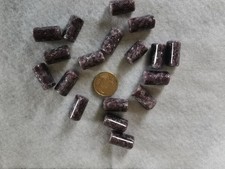 große, violette Lepidolith Perlen zum Schmuck basteln