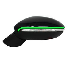 Spiegelstreifen Set Zierstreifen Autospiegel Spiegel Aufkleber DS003 Neon Grün