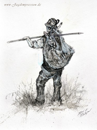 Bockjagd jagdmaler jagd - ,jagdmaler,,