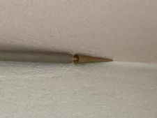 moderne Gardinenstange, Vorhangstange 2,40m lang - Bicolor