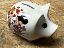 Reutter Porzellan Spardose Schwein Mickey & Minnie Mouse © Disney  80er/90er