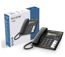 Alcatel Temporis T56 Schnurgebundenes Telefon, Schwarz