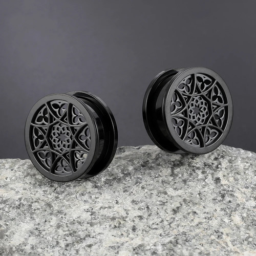 Ohr plugs tunnel schwarz - ohr,