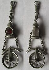 alter Bierzipfel Radsport Laterne mit Schmuckstein + Wagenrad (166654)