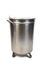 Gastro Suppentopf Suppenkessel Dm. ca. 36 cm H. ca. 46 cm Volumen ca. 45 Liter