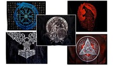 Wandteppich Wandtuch Wikinger