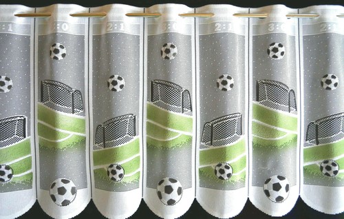 Fußball scheibengardine - fußball,