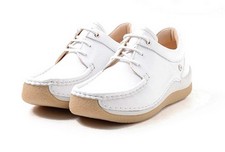 Wolky Halbschuh Celebration Weiß Leder Schnürschuh Einlagen Mokassin Schnürer