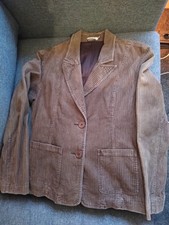 Jacke Jacket Blazer Damen Zabaione Gr. 40 Cord braun