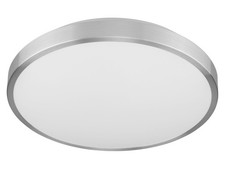 LIVARNO home Badleuchte LED Ø28,8cm IP44 Deckenleuchte Cover weiß/Alu *B-Ware