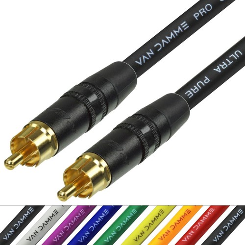 Cinch kabel versilbert van - kabel,