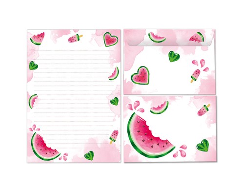 Briefpapier set notizblock - briefpapier-set,