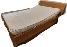 Bettgestell 140 x 200 cm (Buche furniert, ohne Matratze und ohne Lattenrost)