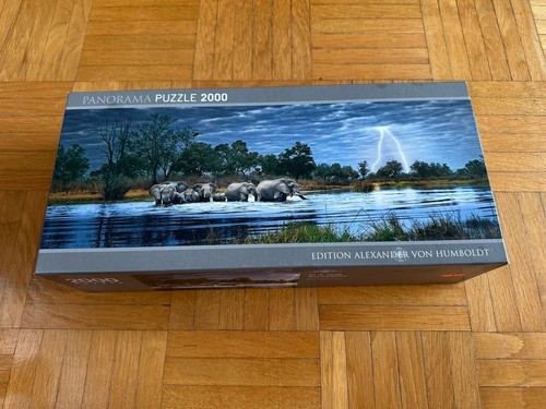 Panorama puzzle herd of - panorama,