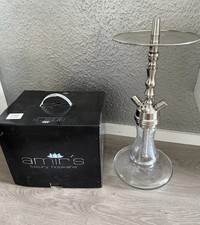 Shisha Amy Wasserpfeife Amir‘s 500 TR Luxury Hookahs mit Zubehör Set Edelstahl