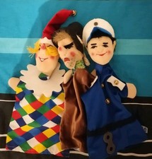 4 Handpuppen/Kasperletheater  Kersa/Folkmanis