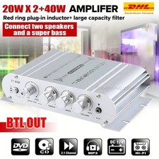 2.1 Channels 400W Hi-Fi Auto Stereo 12V Audio Amplifier MP3 Radio Verstärker