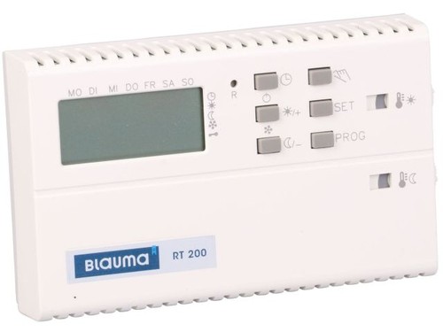 Uhrenthermostat schrag 200 - schrag, rt