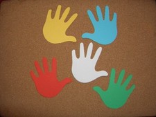 Moderationskarten Hand