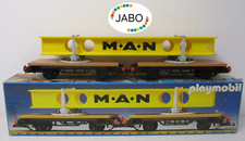 ( RH ) Playmobil Eisenbahn 4109 Drehschemel Waggon OVP Spur G auch für LGB