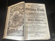 Altes gesangsbuch halberstadt - altes,