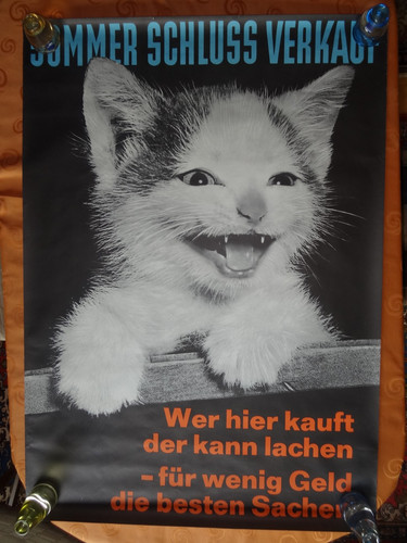 Plakat kaufhaus sommer - plakat,