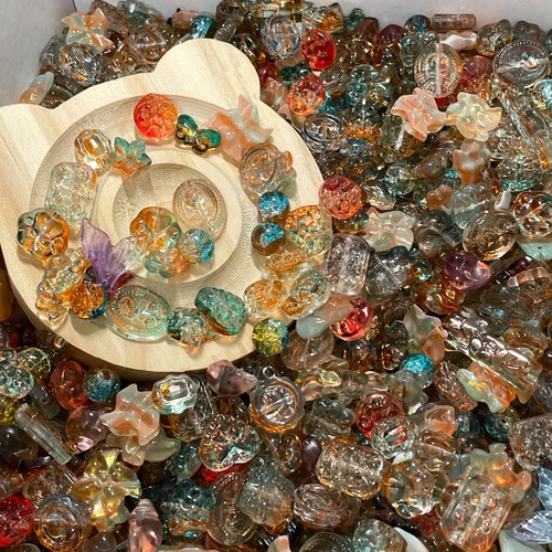 100g handgefertigte glasperlen - 100g,
