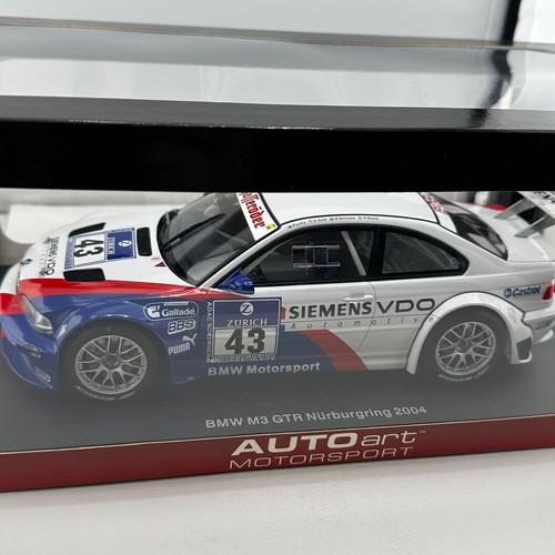 Autoart bmw gtr e46 24 - m3,