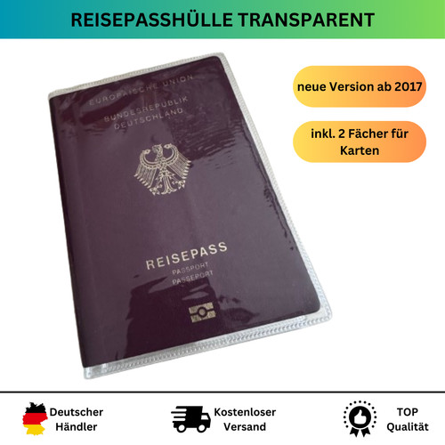 Reisepass hülle klar - reisepass,