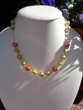 Halskette mit Murano Glas in