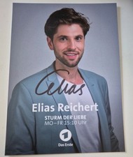 Autogrammkarte von Elias Reichert  ( Sturm Der Liebe )