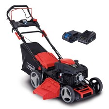 Scheppach MS225-53E VS Benzin-Rasenmäher Mäher Vario-Antrieb E-Start 6PS 53cm