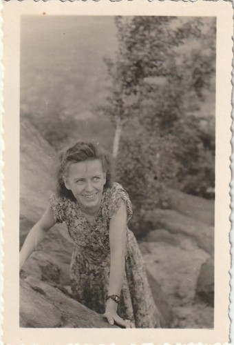 Vintage foto hübsche frau - vintage,