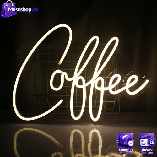 Neon schild kaffee - neon,