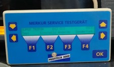 Merkur Service Testgerät, Profitester blau, Profitech 3000, adp Gauselmann