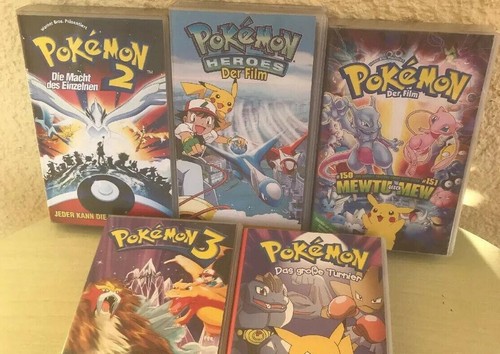 Vhs kassetten pokémon filme - vhs,