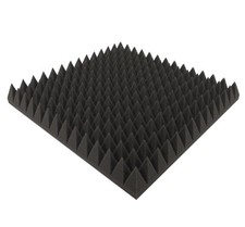 Dibapur (B-Ware) Pyramiden Akustik Schaumstoff Schall Dämmung 1 Stk ca 50x50x7cm